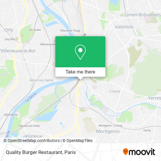 Quality Burger Restaurant map
