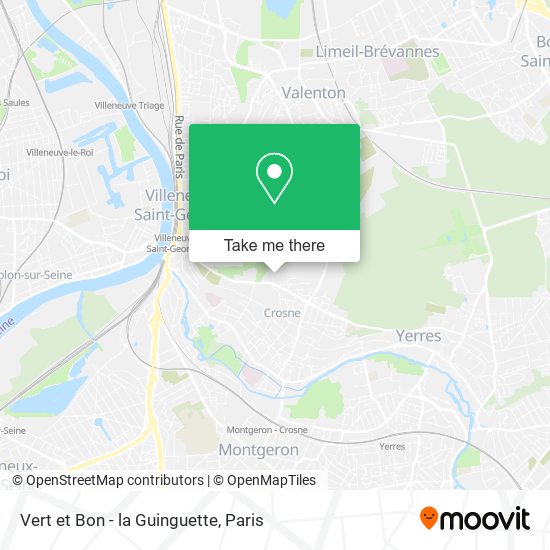 Vert et Bon - la Guinguette map