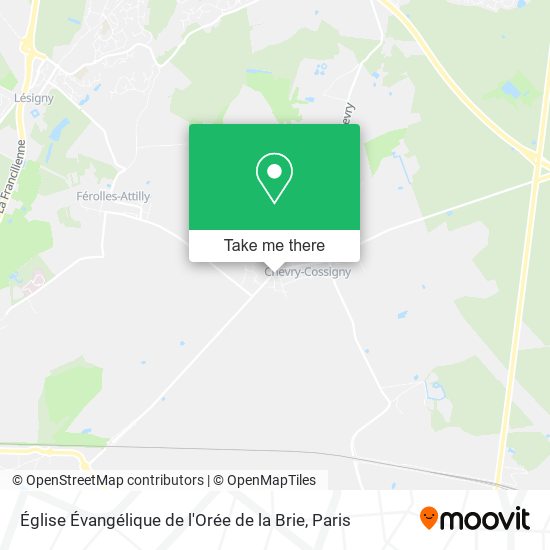 Église Évangélique de l'Orée de la Brie map