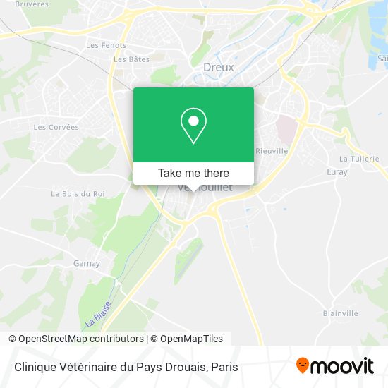 Clinique Vétérinaire du Pays Drouais map