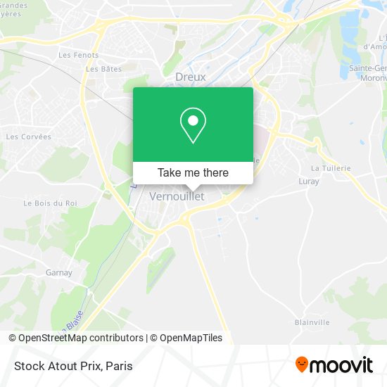 Stock Atout Prix map