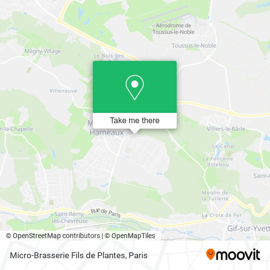 Mapa Micro-Brasserie Fils de Plantes