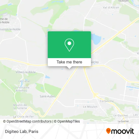 Digiteo Lab map