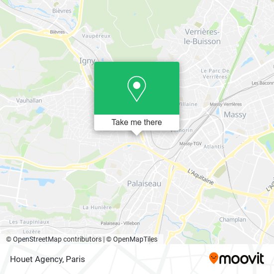 Houet Agency map