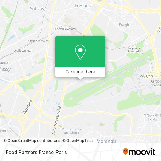 Mapa Food Partners France