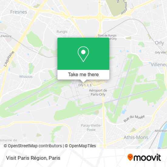 Visit Paris Région map