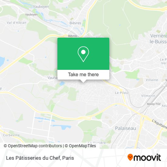 Les Pâtisseries du Chef map