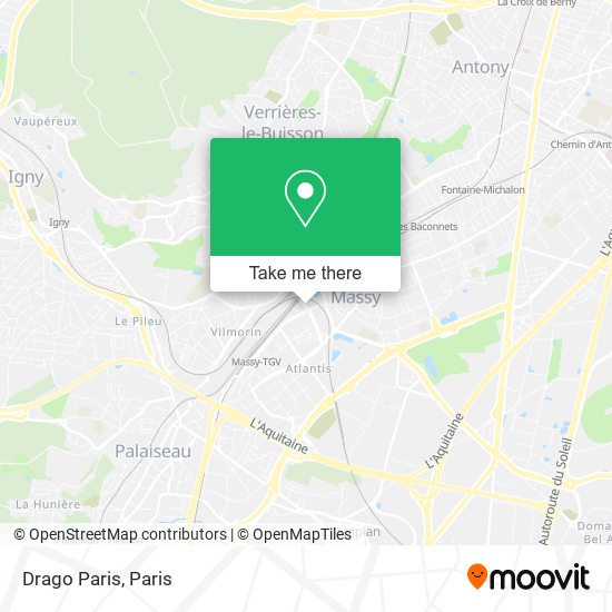 Mapa Drago Paris