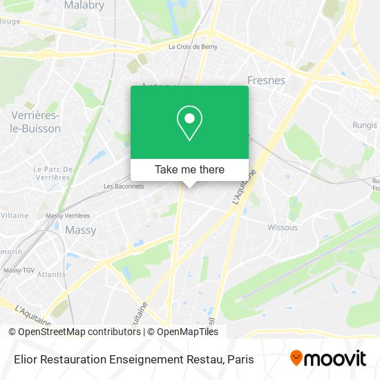 Elior Restauration Enseignement Restau map