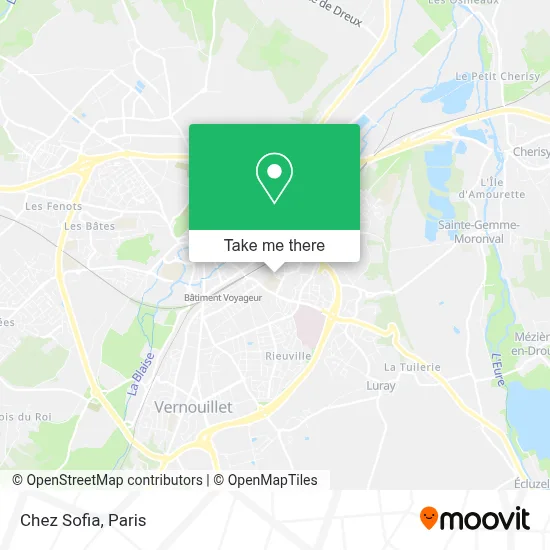 Chez Sofia map