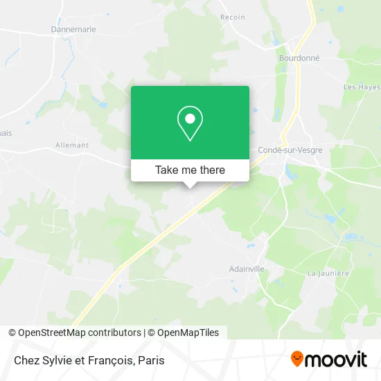 Chez Sylvie et François map