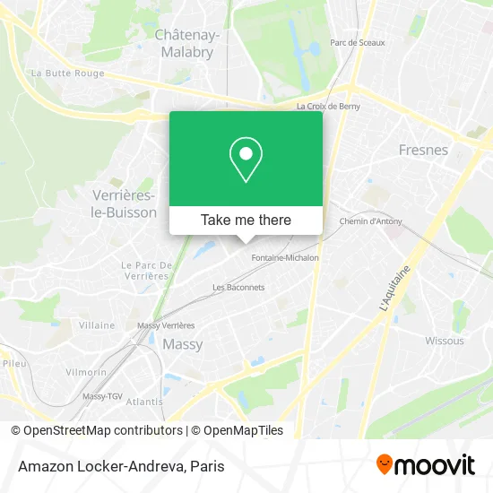 Amazon Locker-Andreva map