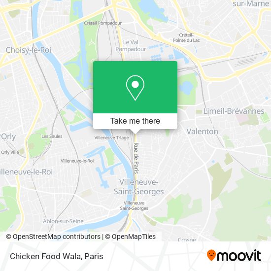 Chicken Food Wala map