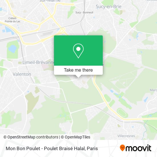 Mon Bon Poulet - Poulet Braisé Halal map