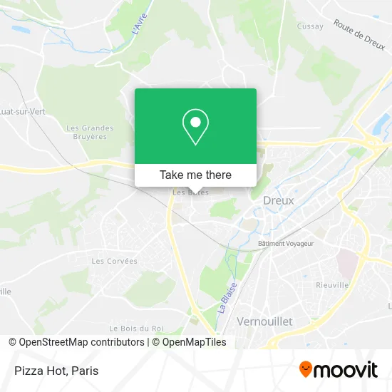 Pizza Hot map