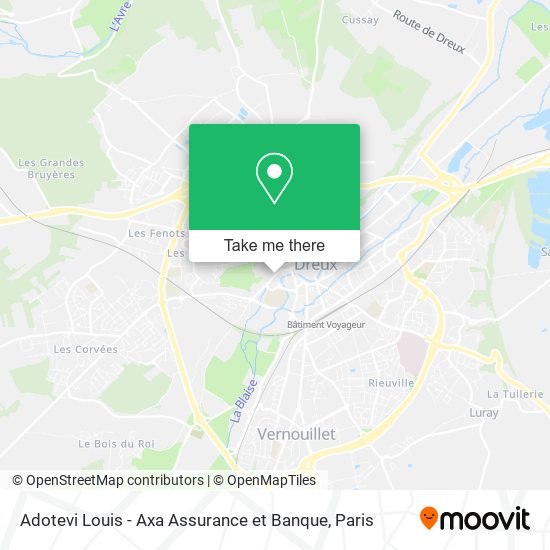 Adotevi Louis - Axa Assurance et Banque map