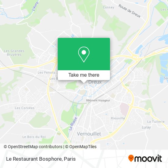 Le Restaurant Bosphore map