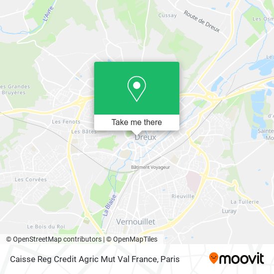 Caisse Reg Credit Agric Mut Val France map