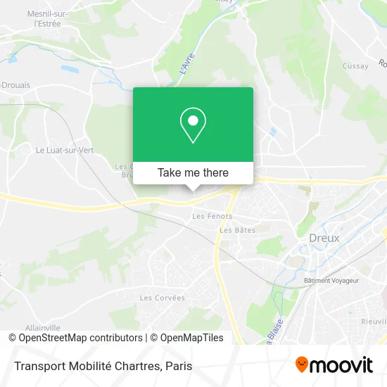 Transport Mobilité Chartres map