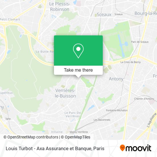 Mapa Louis Turbot - Axa Assurance et Banque