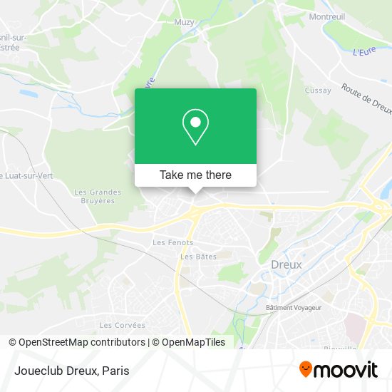 Joueclub Dreux map