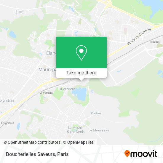 Boucherie les Saveurs map