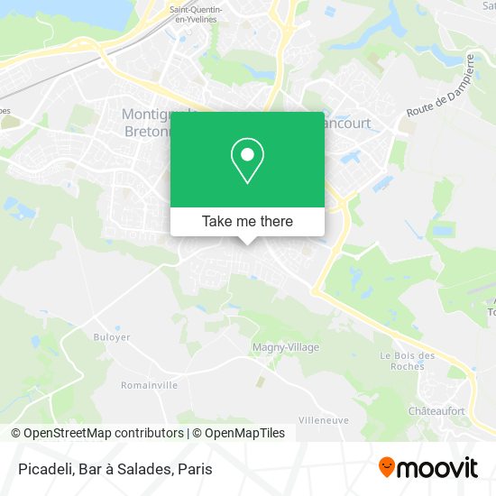 Picadeli, Bar à Salades map