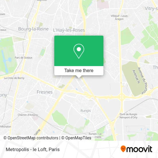 Metropolis - le Loft map
