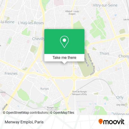 Menway Emploi map