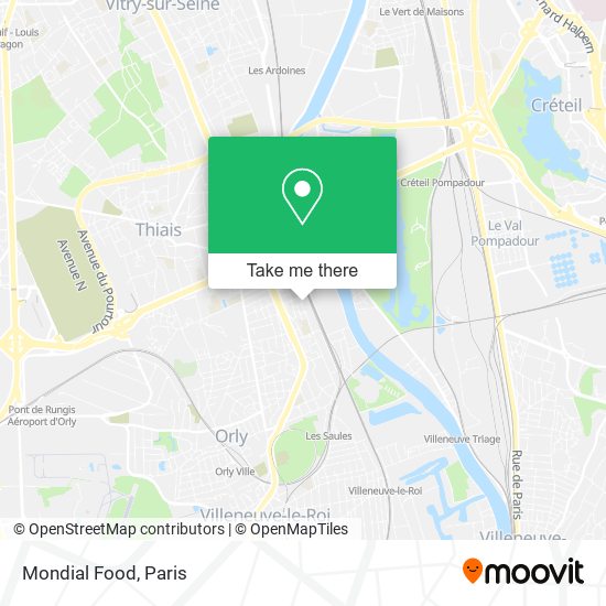 Mondial Food map