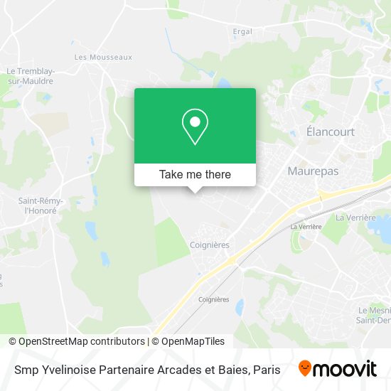 Smp Yvelinoise Partenaire Arcades et Baies map