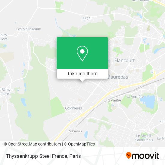 Thyssenkrupp Steel France map