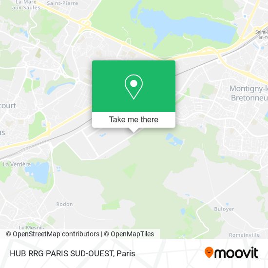 HUB RRG PARIS SUD-OUEST map