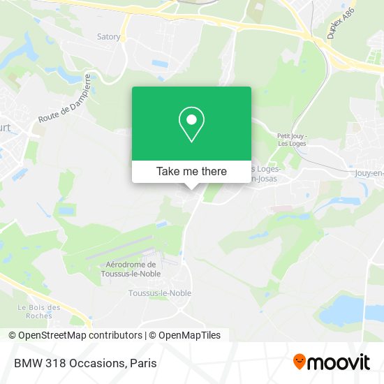 BMW 318 Occasions map