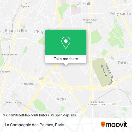 La Compagnie des Palmes map