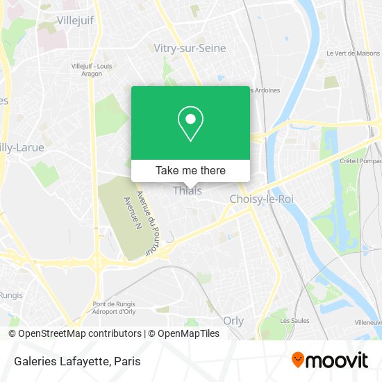 Galeries Lafayette map