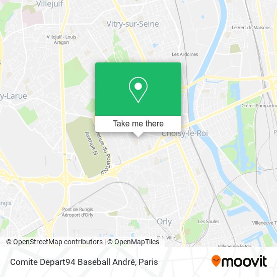 Mapa Comite Depart94 Baseball André