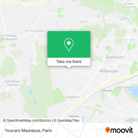 Youcars Maurepas map