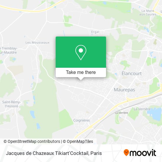 Mapa Jacques de Chazeaux Tikiart'Cocktail