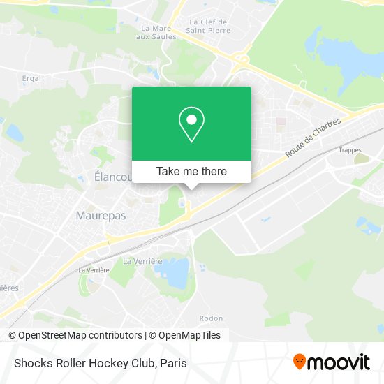 Shocks Roller Hockey Club map