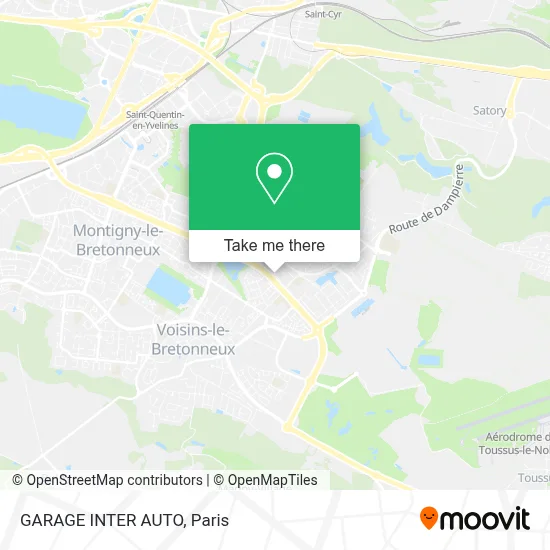 GARAGE INTER AUTO map