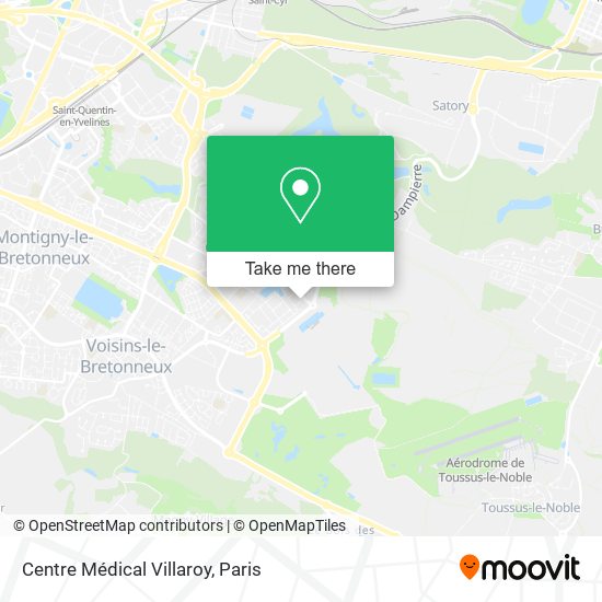 Centre Médical Villaroy map