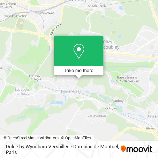 Dolce by Wyndham Versailles - Domaine de Montcel map