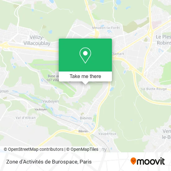 Zone d'Activités de Burospace map