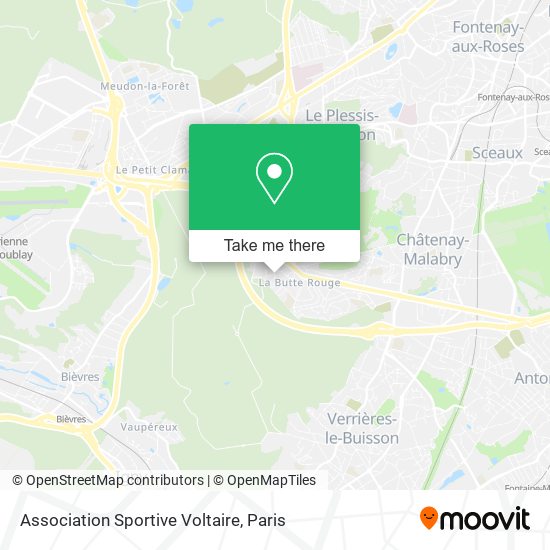 Association Sportive Voltaire map
