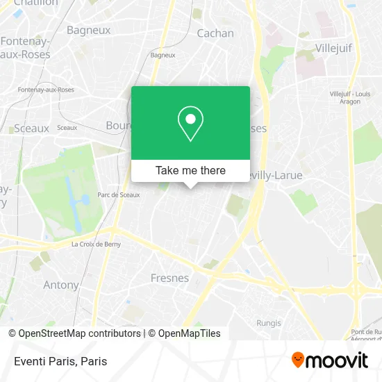 Eventi Paris map