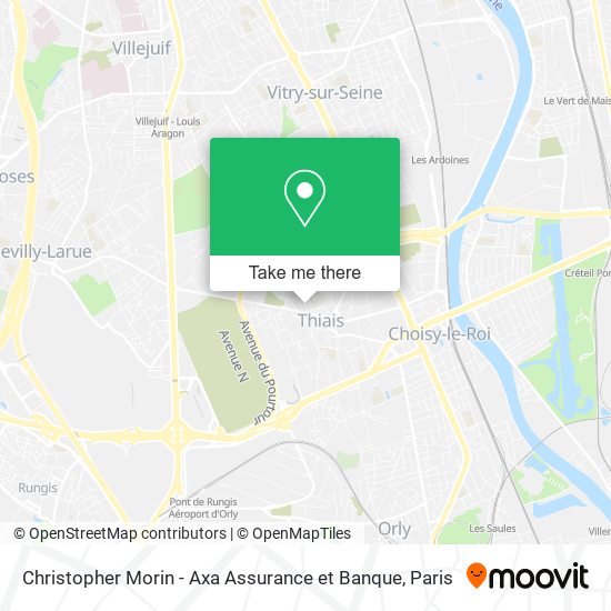 Christopher Morin - Axa Assurance et Banque map