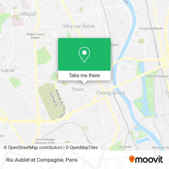 Riu Aublet et Compagnie map