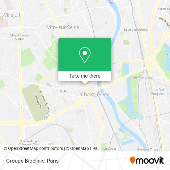 Groupe Bioclinic map