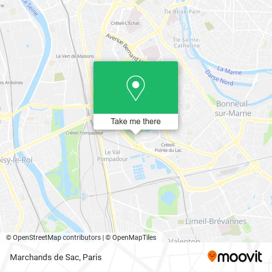 Marchands de Sac map